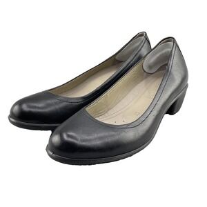 Ecco Touch Heel Women EU 37 US 6.5 Black Corpcore Formal Office Classic Business